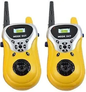 Toyshine Gizmo Walkie Talkie Set for Kids (Yellow) - C