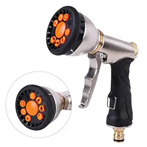 GOCART WITH G LOGO Professional 9 Mode High Performance Outdoor Gardening Watering Lawn Hose Nozzle
