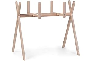 CHILDHOME, Support Tipi Pour Panier Moise, Evolutif, Arche De Jeux, Bois, Naturel