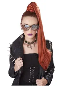 Dominatrix Red Ponytail Hairpiece by California Costumes
