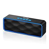 WAS SIE BEKOMMEN: kabelloser Bluetooth lautsprecher, USB-Ladekabel, 3,5mm Audiokabel, Bedienungsanleitung. Wir bieten 12 Monate Garantie und 24 Std Kundenservice: zoeetree@outlook.com