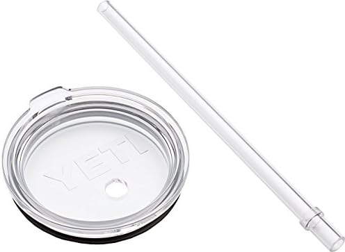 Tumbler Lids with Straws,Rambler Shatter-proof spill resistant fits YETI Rambler, Ozark Trail, Rtic and More, Tumblers Cups by Auvia (30OZ)