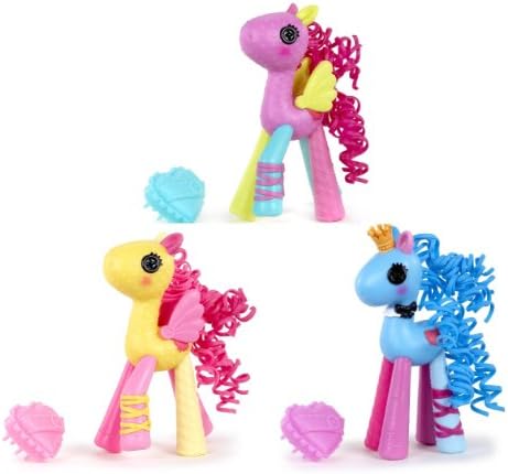 Bundle Buy - 3 x Mini Lalaloopsy Lala Oopsie Horses Almond, Tea Biscuit & Macadamia
