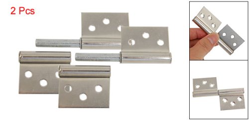 2 rechteckig Leaf 7,4 cm Tür Gates Flagge Scharniere aus Metall - 2