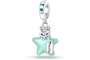 QIKAOLA Abalorios de plata de ley 925 para mujeres, niñas y abalorios Pandora para pulseras y collares europeos