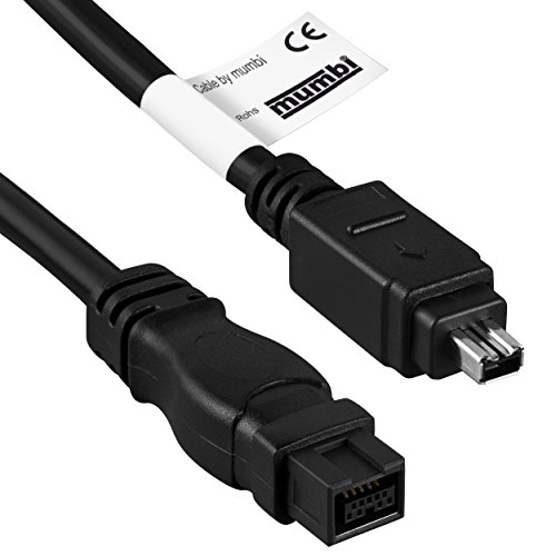 mumbi FireWire Kabel 4pol/9pol Stecker <=> Stecker, 1m