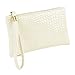 Produktbild Zolimx Damen kleine Mappe Krokodilleder Clutch Kunstleder Handtasche Tasche Geldbörse (Weiß)