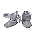 Lodger Cotton Quilt Baby Booties (6 - 12 Months, Grey)