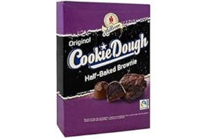‎HALLOREN Halloren Original Cookie Dough Half-Baked Brownie (145 g) • Brownie-Teigfüllung mit Vollmilch- und Zartbitterschokolade