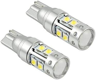 Vinteam 2PCS 50W 6000K CREE W5W T10 501 Car Bulbs LED Wedge Interior Side Light White