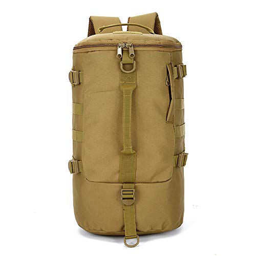 Shuzhen,Borsa tattica della borsa del messaggero della spalla del secchio della spalla della grande capacità per più articoli(color:cachi)