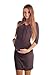 New Maternity Batwing Dress Tunic Pregnancy Clothing Size 8 10 12 14 16 18 6407 Variety of Colours (8/10, Brown)