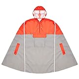 ZHANGZHIYUA Nouveau Manteau de Pluie léger à Capuchon pour Poncho de Pluie avec Bandes réfléchissantes Un Excellent engrenage de Pluie pour Scooter motorisé, Fauteuil Roulant électrique, vélo,4