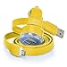 Produktbild (Yellow) Huawei P8lite ALE-L04 In Car Dual Port 2.1 Amp Kugel USB-Ladegerät + Micro USB Data Sync Cable ONX3®