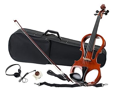 Classic Cantabile EV-81 Set complet violon électronique (casque audio,archet, câbles, coffre et bretelle inclus)