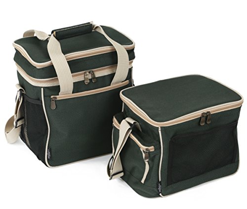 The Greenfield Collection CB001H Luxus Federleichte Kühltasche 15 L, forest grün - 8