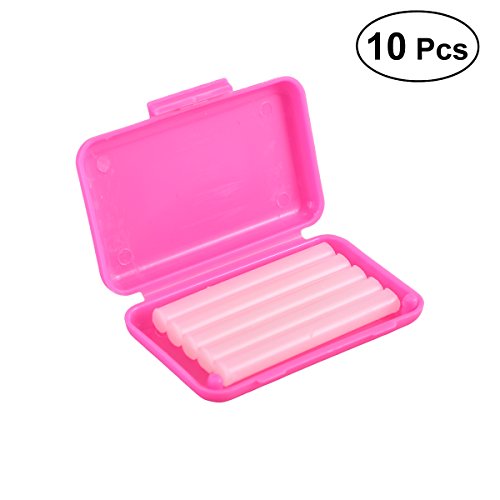 ROSENICE 10pcs cera de ortodoncia dental para ortodoncia refuerzos portador sabor de fresa (rosa)