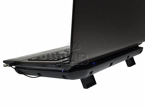 AAB Cooling NC79 NOTEBOOK KÜHLER COOLER PAD LAPTOP 2-LÜFTER LED Ständer Kühlpad - 4