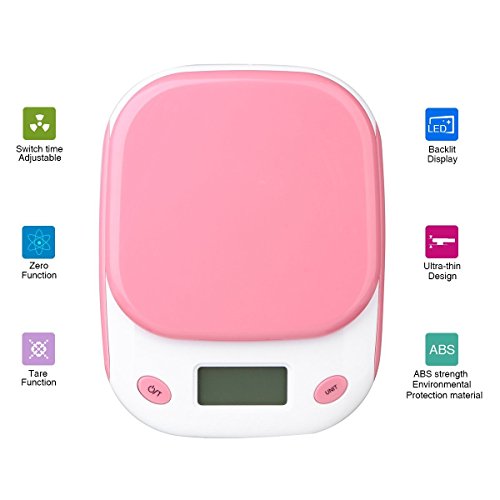 Digitale Küchenwaage, ELEGIANT Digitalwaage Professionelle Waage Präzisionswaage Electronische Waage Feinwaage Briefwaage Tara-Funktion Hohe Präzision auf bis zu 1g 3kg Maximalgewicht mit LCD-Display - 3