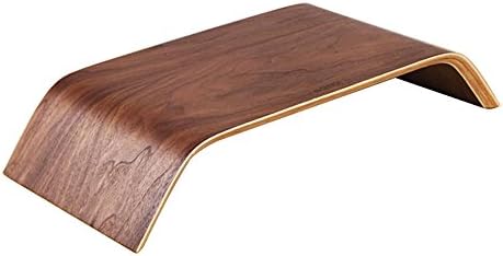 SYCGLL Racks Wooden Raised Rack Notebook Monitor Desktop Storage Bamboo Shelf (Color : A)