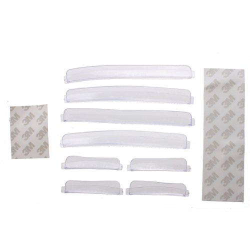 Preisvergleich Produktbild TOOGOO(R) 8pcs Car Door Edge Guards Trim Molding Protection Strip Scratch Protector Clear