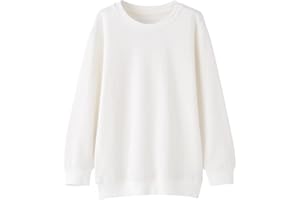 KISLOVE Little Boys Sweatshirt Crew Neck Long Sleeve Solid Color Pullover for Toddlers Kids Clothes for Unisex Kids 4-10 Years