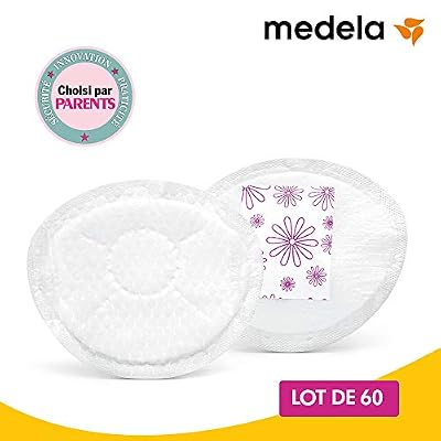 Medela - Coussinets d'Allaitement Ultra Thin à Usage Unique - Lot de 60