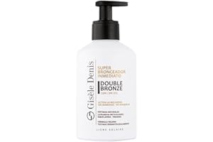 GISELE DENIS GISÈLE DENIS - Super Bronceador Corporal Inmediato Double Bronze 250 ml, Bronceador en Crema, Acelerador del Bronceado para Cuerpo, Bronceador Solar, Agradable Fragancia Natural, Fórmula Vegana