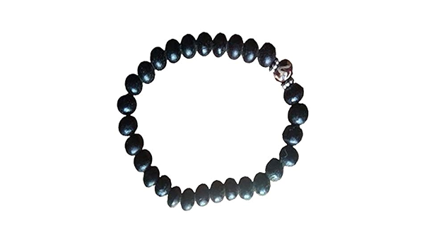 Navgreh Kale Moti Black Stone Bracelet 