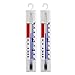 2 Stück Set Kühlschrank , Gefrierschrank , Eisschrank , Kühl Thermometer Analog. Mit Haken aus Deutscher Herstellung . Temperaturanzige + / - 40 °C