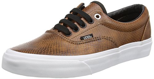 Vans Era, unisex-adult Low-Top Sneakers, Brown (Snake - Black/Brown), 6 UK (39 EU)