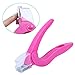 Elite99 Professional 3 Ways Acrylic Gel False Nail Clipper Edge Cutter Tips Sharp Blade Nail Art Manicure Tool (Pink)