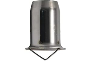 BYNYXI Silencieux déchappement de moto, 60 mm DB Killer Silencieux Convertisseur catalytique avant universel pour moto DB Killer Argent Silencieux Éliminateur de bruit Moto Embouts déchappement Silencieux