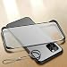 Produktbild Jinui Für iPhone 11/11 pro / 11 pro max ultradünne rahmenlose hülle klar stoßfest transparent Matte Abdeckung, Kratzfest langlebig eng anliegende hülle (iPhone11pro, Black)