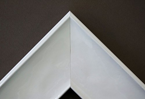 Spiegel Wandspiegel Badspiegel Flurspiegel Garderobenspiegel – Über 200 Größen – Taranto Weiß Lack 7,5 – Größe des Spiegelglases 70 x 140 – Wunschmaße auf Anfrage – Modern - 4