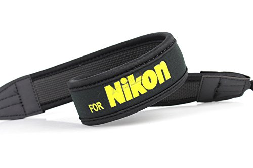 Hirondelle Bleue Sangle courroie Bandouli  re Neck strap avec le logo Nikon pour boitier photo reflex num  rique  reflex ou compact  Pour les boitiers photo Nikon