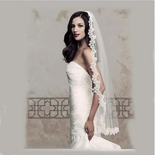 Abolide Yu* Veil of high-end custom lace finale 2 m โ beautiful lace soft net veil