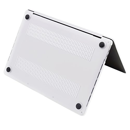 LENTION Matte Hartschale Ultra Slim H  lle f  r MacBook Pro  15   2016 2017  mit Touch Bar  Modell-A1707  Durchsichtige Plastikabdeckung Schale  Prote