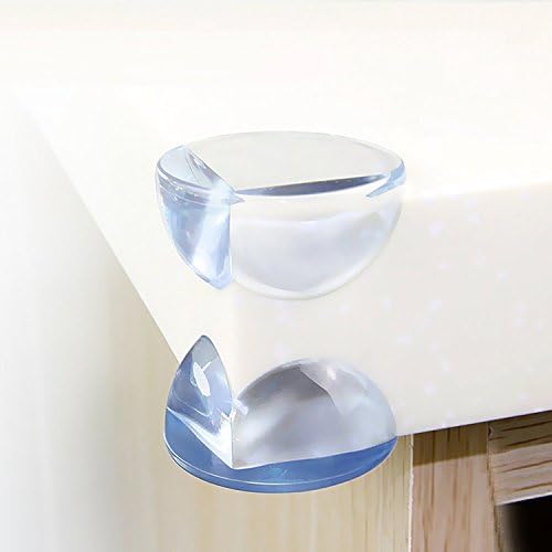Child Safety Corner Guards PREMIUM DREAMTIMEJOY Protectors (20PCs - Clear) Table Corner Guards for Child and Baby with 3M Adhesive | Keep Children Safe and Protect from unwanted injury form sharp edges