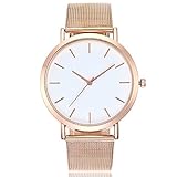 Dorical Damen-Armbanduhr Armbanduhr für Damen, Frauen Uhren Mesh-Gürtel Slim Uhr/Frau Luxus Mode Analoge Uhr, Glas Minimalistische Quartz Analog Uhren Sale(Rose Gold)