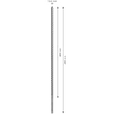 Bosch 1x PRO SDS plus-5X Kırıcı Delici Delme Ucu (Donatılı Beton, Beton, &Oslash; 10,00 mm, Professional Aksesuar Kırıcı Delici)
