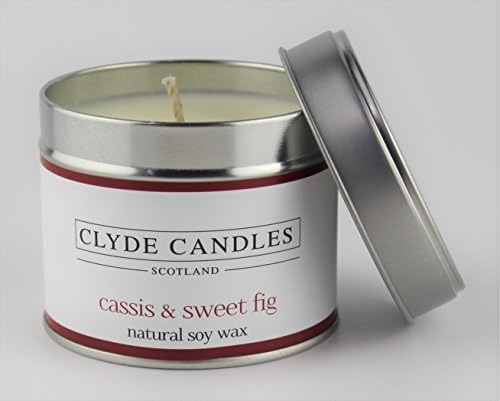 Cassis & Sweet Fig Natural Soy Scented Candle Tin - Clyde Candles