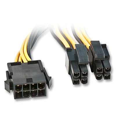 Lindy 33163 Rallonge d'alimentation EPS12V/eATX/BTX 12 V 8 pins 0,4 m