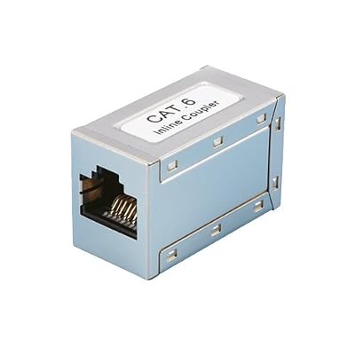 LogiLink NP0026 Adaptateur Ethernet Cat6a RJ45 Argent
