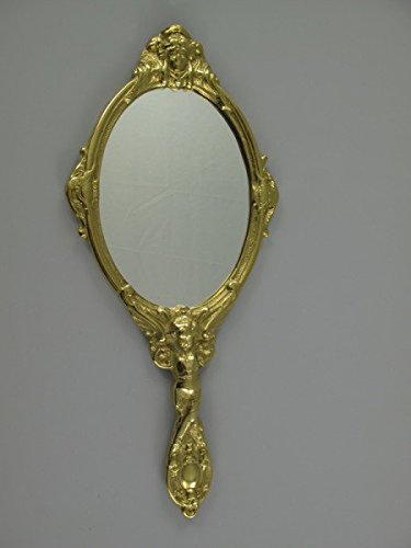 Handspiegel Barock Messing L.31cm