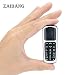 Produktbild LONG CZ V2 3 in 1 Telefon Kleinste Bluetooth Telefon 3 in 1 entsperrt Micro SIM Telefon + Bluetooth Dialer + Kopfhörer 99,9% Kunststoff Boss Telefon Micro SIM Karte 2G GSM (weiß)