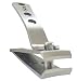 Kohm Toenail Clipper for Thick Nails - 4mm Wide Jaw Opening, Curved Blades, Stainless Steel