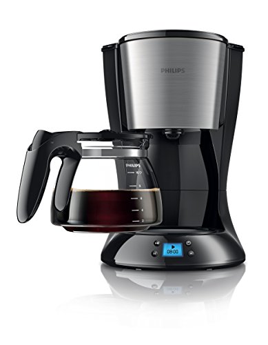 Philips HD7459/20 Daily Filter-Kaffeemaschine, Timer, schwarz/metall - 2