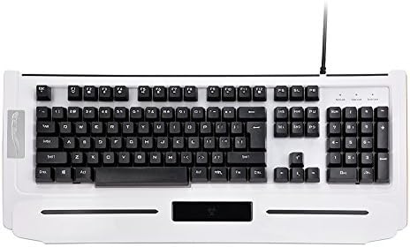 WM Emulational Mechanical 7-Color Adjustable USB Wired Metal Panel Backlit Gaming Keyboard K220B