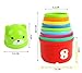 SODIAL(R) 9 Stacking Stacks Learning Count Number Cups Tower Baby and Toddler Activity TOY